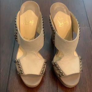Christian Louboutin sandals platforms size 37 / 7